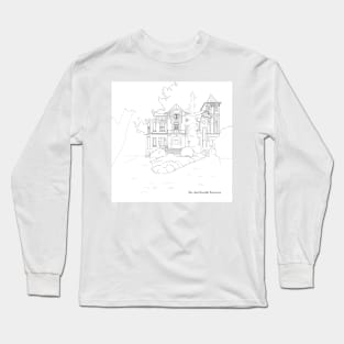 Old Manor House - Architectyral Design Long Sleeve T-Shirt